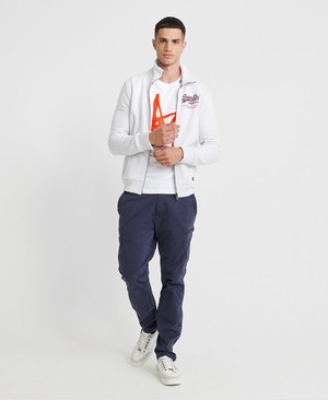 Superdry Mega Original Férfi Pólók Fehér | UOWKI9438